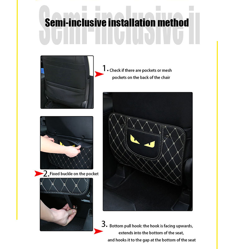 08 Custom Logo Printing Car Seat Back Protector