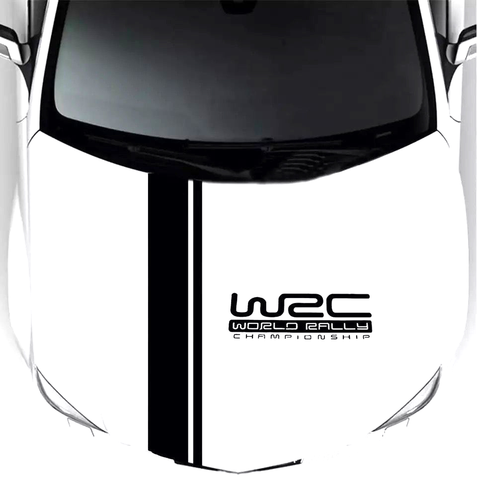 Hood WRC Car Sticker Machine Cover Personality Drawing Stripe Stickers Modified Body Stickers