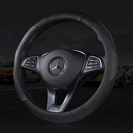  Universal Microfiber Leather Auto Steering Wheel Cover Breathable Anti-Slip Car Steering Wheel Cover For Men