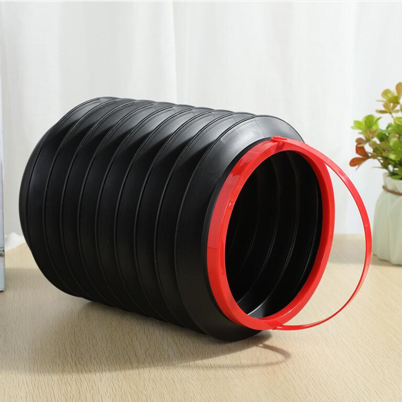 Car Accessories 4L Car Trash Can Retractable Folding Bucket Household Umbrella Organizer Portable Storage Bin Supplier