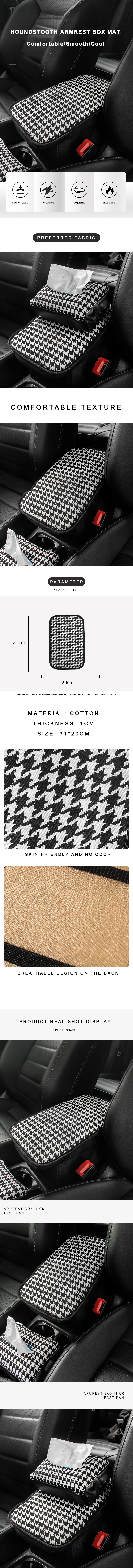 Comfort Elbow Pad Universal Car Armrest Seat Box Cover