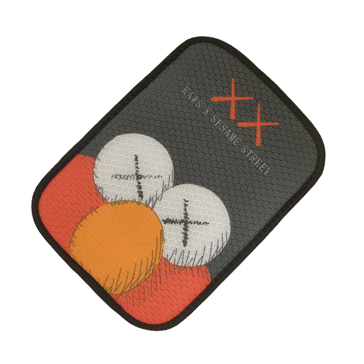  Ice Silk with Honeycomb Car Armrest Box Cover Mat Auto Cartoon Armrests Center Console Cushion Universal Size