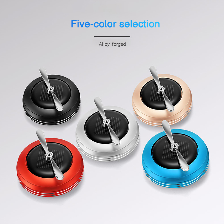  Car Air Freshener Solar Energy Rotating Car Aromatherapy Diffuser Interior Decoration Accessories Diffuser for Car