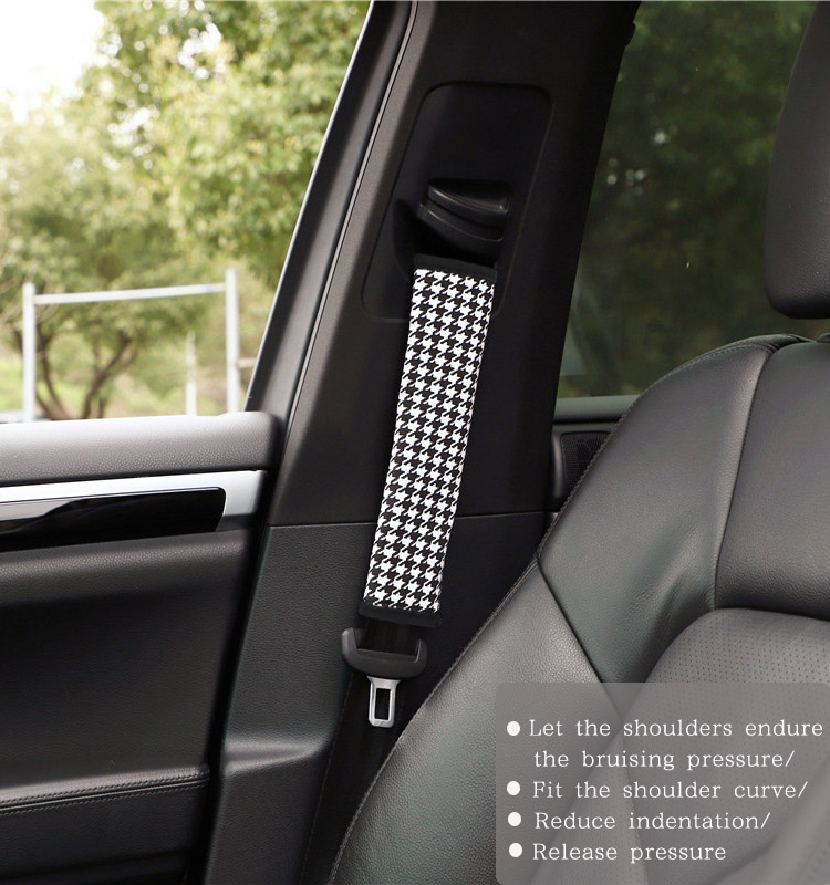 02 Car Seat Belt Shoulder Cushion Pad Cover