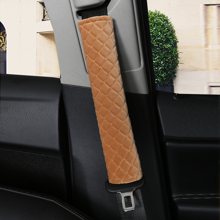  Soft Plush Car Seat Belt Cover for Universal Auto Seat Belt Covers Protector Safety Shoulder Pad for Winter