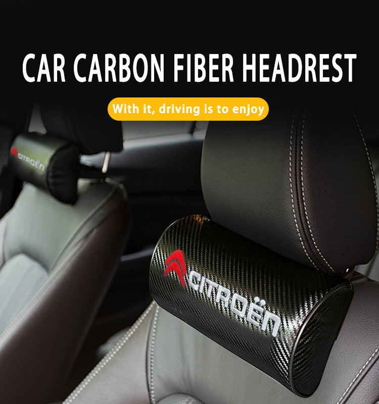 01 Auto Carbon Fiber Relax Headrest