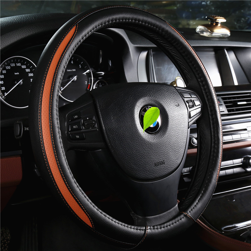 Car Steering Wheel Cover,38 40 42 45 47 50CM Black Universal Microfiber Leather Auto Steering Wheel Covers Breathable Anti-Slip Odorless Steering Wheels Accessories for Men Women