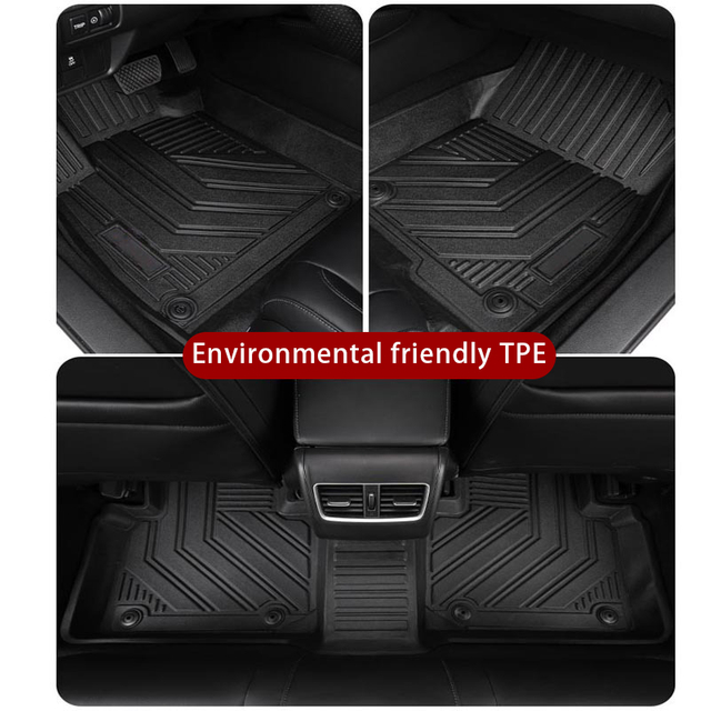 Custom Car Floor Mats for Toyota Tundra Left Drive For 5seat Protection Wear Resistant TPE Floor Mat