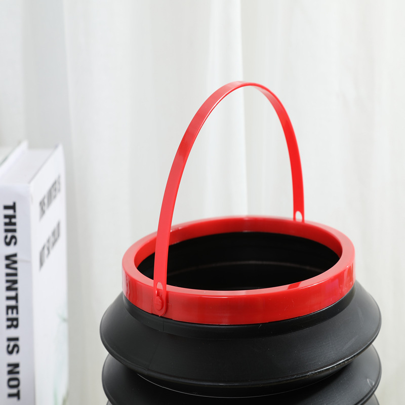 Car Accessories 4L Car Trash Can Retractable Folding Bucket Household Umbrella Organizer Portable Storage Bin Supplier