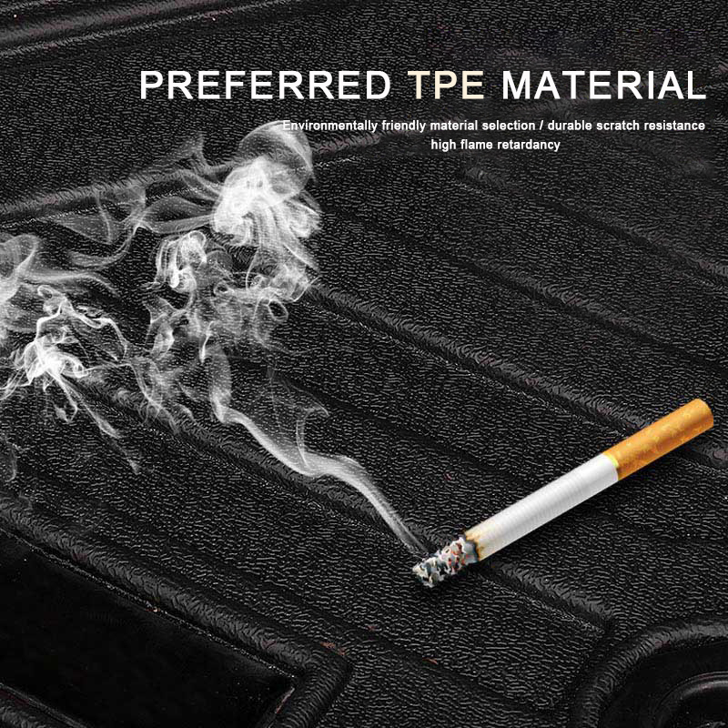 TPE Toyota Cruiser FJ Floor Mats Compatible for 2010-2020 Car Accessories All Weather Mat Liners Front Rear 2 Row Seat Left-hand Drive