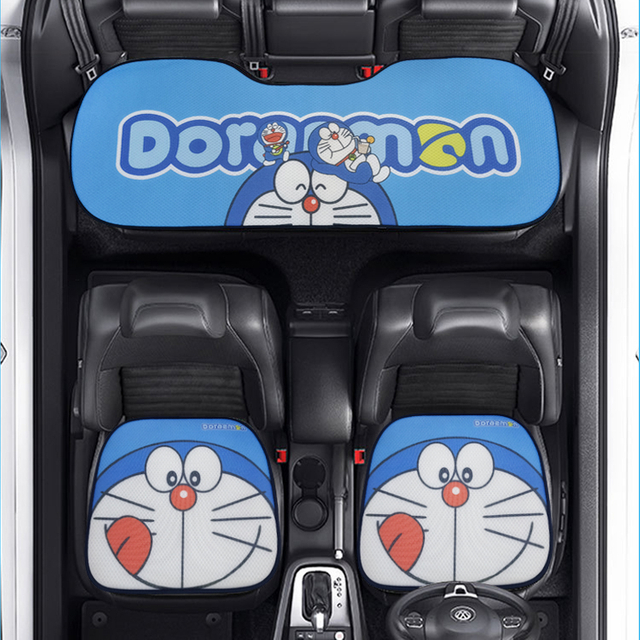 Custom Printing Honeycomb Ice Silk Car Seat Cover Auto Breathable Seat Cover Universal Fit 90% Vehicles 1 Pair Front Driver Seat Pad Mat And 1 Rear Bench Cover 