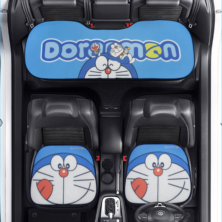 Custom Printing Honeycomb Ice Silk Car Seat Cover Auto Breathable Seat Cover Universal Fit 90% Vehicles 1 Pair Front Driver Seat Pad Mat And 1 Rear Bench Cover 