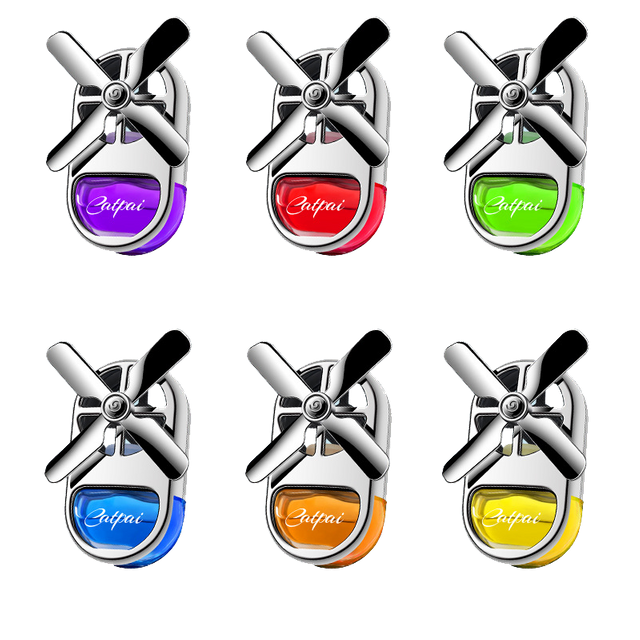 Car Air Fresheners Pilot Automotive Air Outlet Fan Creative Car Perfume Decoration Car Accessories Perfume Diffuser in Vent 10 Ml Bottle Car Air Freshener Clip 