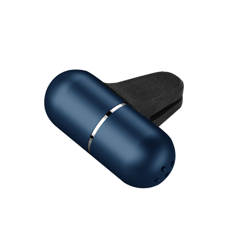 Aluminium Mini Capsule Perfume Freshener Air Vent Aroma Creative Car Aroma Fragrance Diffuser Vent Clip Cologne Auto Supplier 