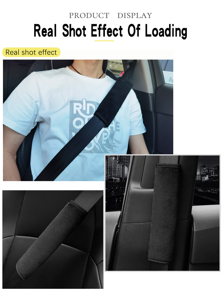 07 Super Soft Baby Cashmere Shoulder Pad Cushion Car Safety Belt Cover