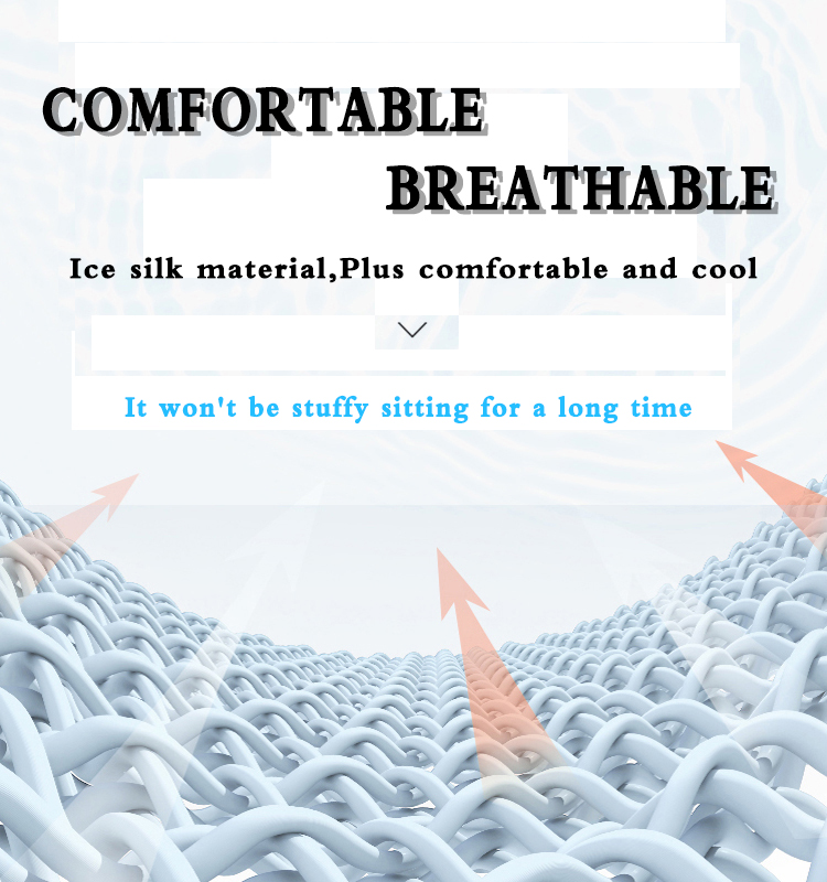 02 Ice silk Car Seat Cushion Cover