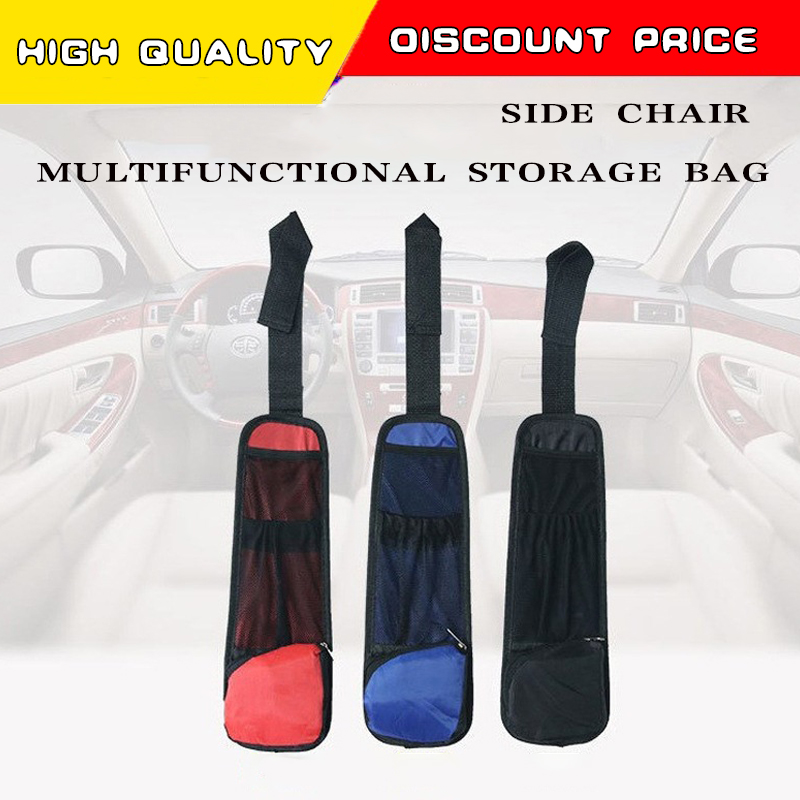 Car Seat Organizer for Cars Trucks Mini Vans And SUV Coin Holder Phone Holder Mesh Pocket Seat Side Organizer 