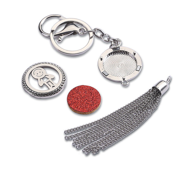 Car Air Freshener Hanging Essential Oil Car Scent Refresh Whole Car Air Refresheners for Automotive Home And Office Aromatherapy Air Fresher Stainless Steel Diffuser Pendant