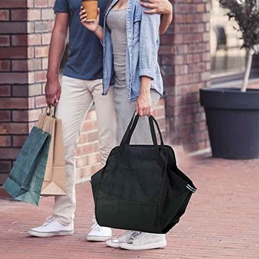  Foldable Oxford Seat Storage Organizer Large Capacity Shopping Handbag Car Hammock Storage Bag