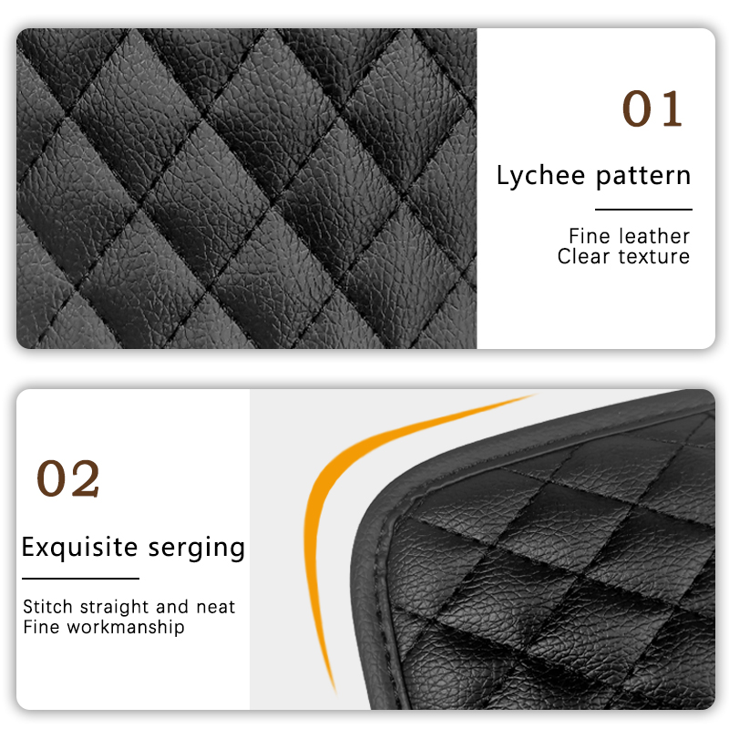  Car Side Pocket Organizer Pouch Cell Phone Sunglass Holder Interior Accessories Organizer for Car Seat Door Console Lychee Leather Car Storage Pocket Storage Bag Mobile Phone