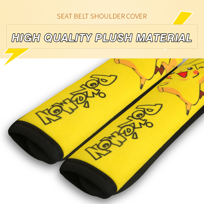 Soft Short Plush For Three-dimensional Hemming And Non-slip Silicone Bottom Seat Belt Pad Shoulder Cover 