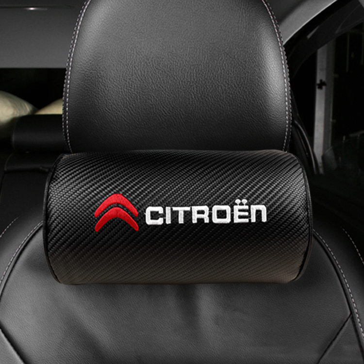 Auto Carbon Fiber Relax Headrest Car Neck Pillow Neck Support for Travel Neck Pain