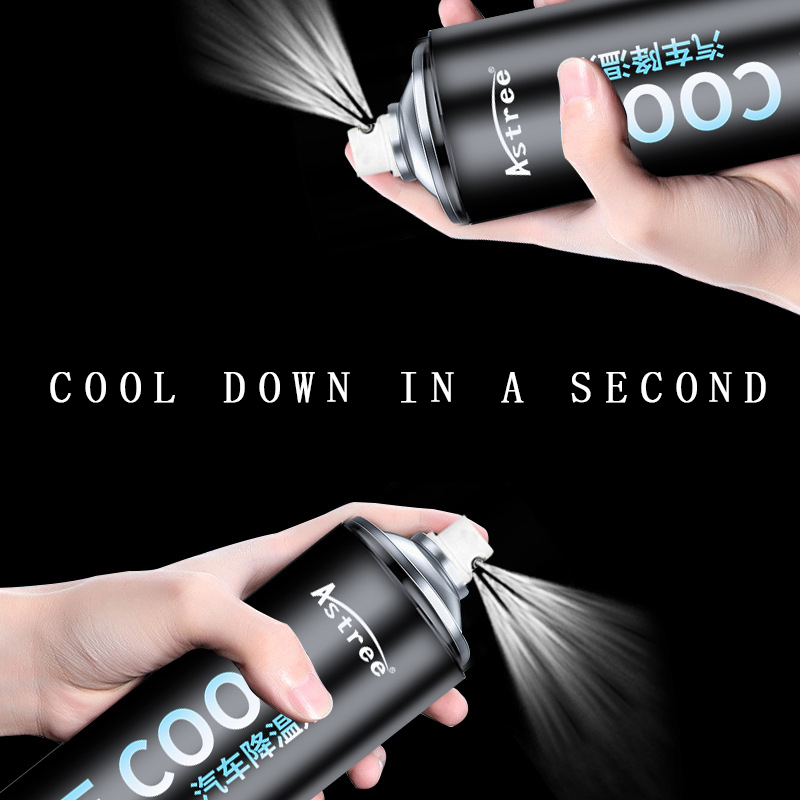 Car Fast Cooling Spray Refrigerant Car Cooling Agent Rapid Artifact Instant Coolant in The Car Summer Rapid Cooling