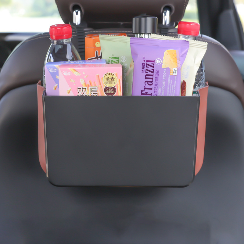 Car Trash Can Hanging Folding Storage Bucket Car Interior Accessories Cartoon Multi-Function Car Umbrella Storage Bag