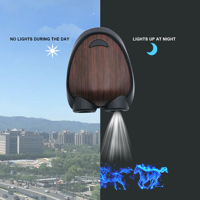 Door Light LED With Cartoon Pictures General Purpose Vehicle Door Shell Projection To Ground Induction Courtesy Step Lights