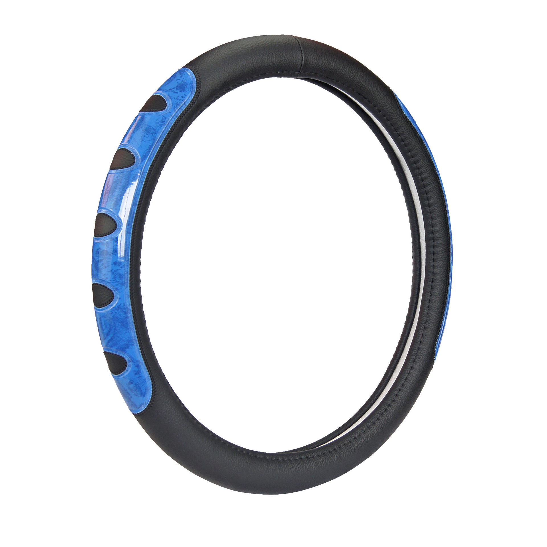 Leather Steering Wheel Cover 38cm Universal Fits For 98% Cars,Anti-slip Safety Comfortable Design Car Wheel Wrap