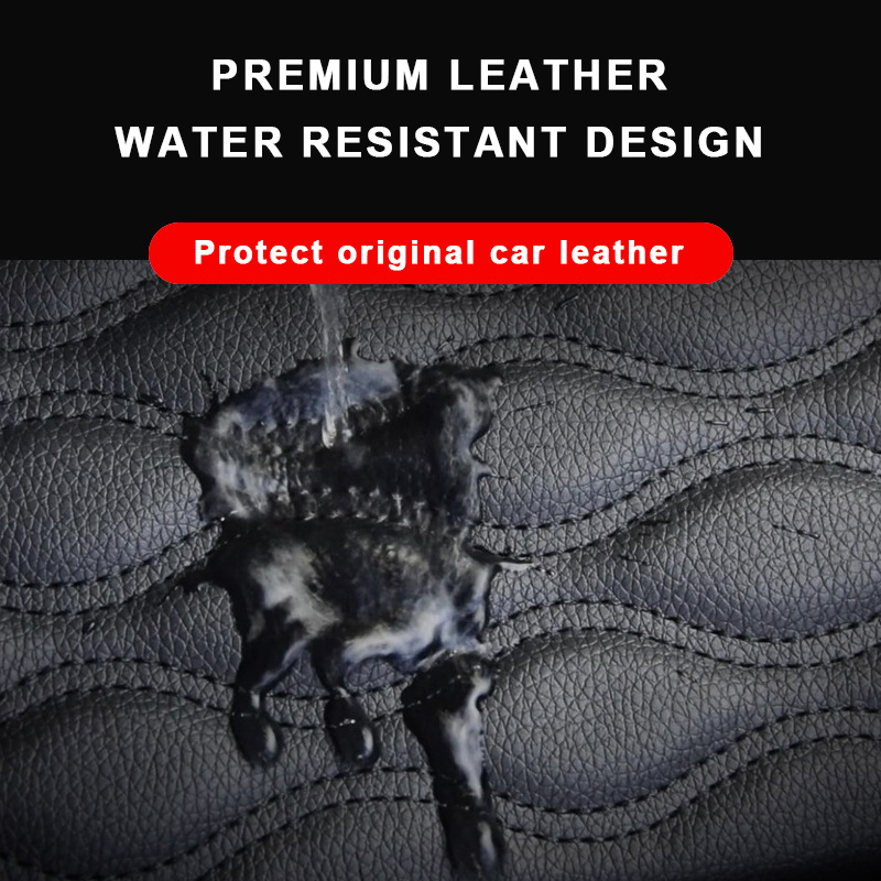 Auto Center Console Cover Pad Fit for SUV/Truck/Car, Waterproof Car Armrest Seat Box Cover, Leather Auto Armrest Cover