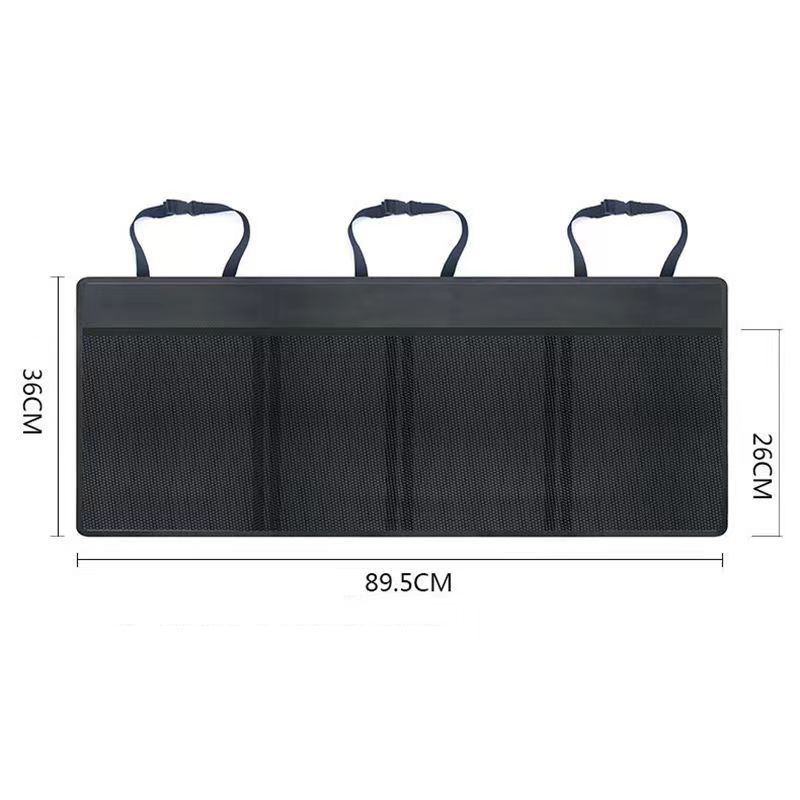 SUV Car Backseat Trunk Organizer Hanging Backseat Storage for Car 600D Oxford Fabric with 9 Pockets Foldable Large Backseat Storage Bag Manufacturer