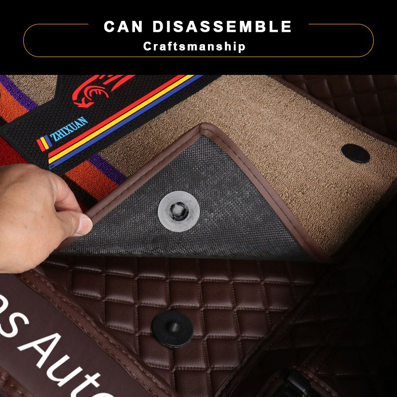 2021 TPE XPE Car Mat Protector Volkswagen/LAVIDA/PASSAT/Santana/T-Cross/ Gran Lavida/Lamando/Tiguan/Volkswagen/Polo Full Surround Car Floor Mat Double Layer