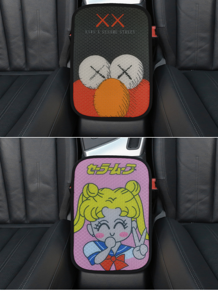 06 Auto Cartoon Armrests Center Console Cushion