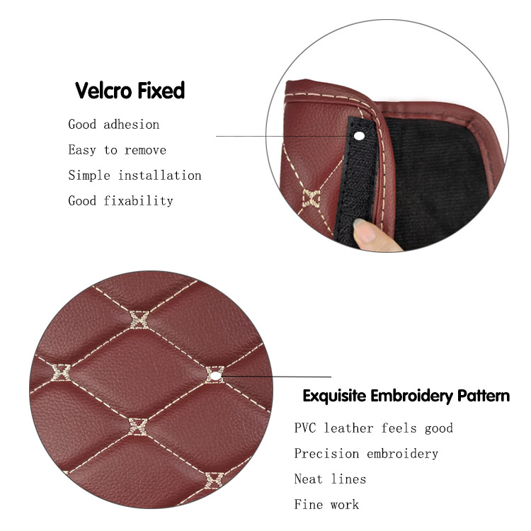  Universal Car Safety Seat Shoulder Belt Pad PVC Leather Seat Belt Cover Cushion for All Weather