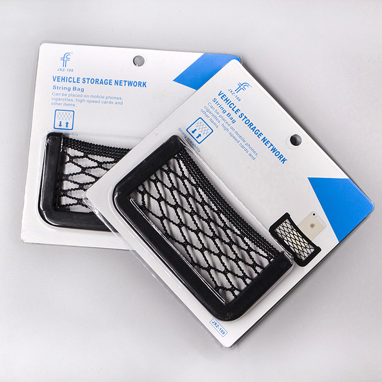 Purse Holder for Car Car Storage Organizer for Wallet Bag Phone Universal Car String Bag Car Seat Side Storage Net