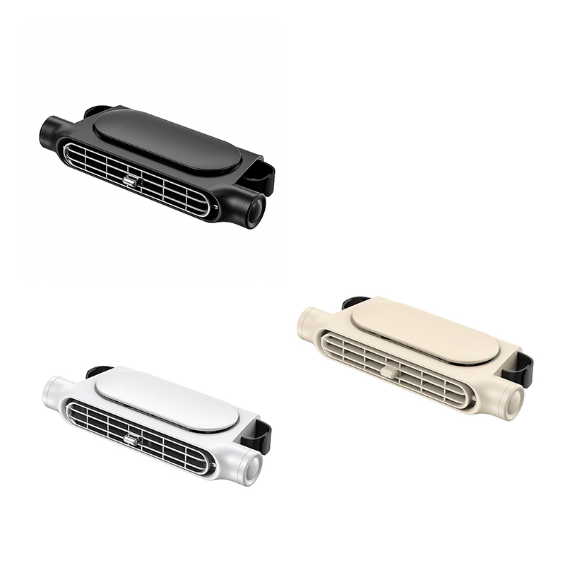 Cooling Fan For Car Seat Independent Switch Without Blade Car Fan With 3 Speeds Strong Wind 5V Rear Seat Air Circulation Fan 