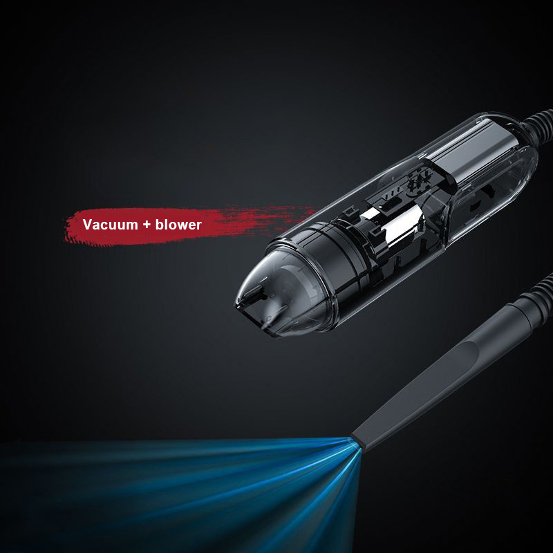Mini Car Vacuum Cleaner Handheld Wireless Dual-use Vacuum Cleaner Rechargeable for Car, Home, Office, Pet Hair Travel Cleaning