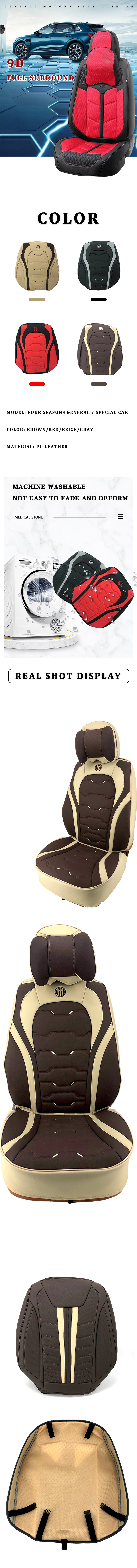 Car Seat Cushion Protector Custom universal for five seats