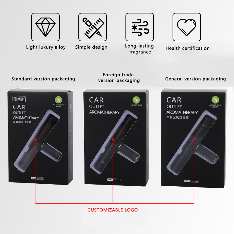 Car Air Fresheners Scents Diffuser For Women Men Automotive Fragrance Decoration Accessories Vent Clips Perfume Essential Oil Sticks Aromatherapy 