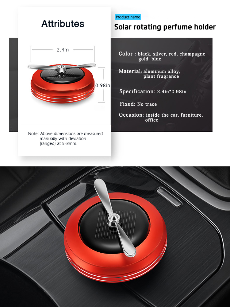 08 Solar Energy Car Perfume Diffuser