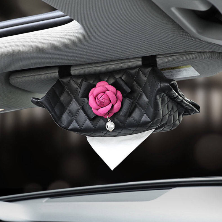 Camellia Car Accessory Steering Wheel Cover Handbrake Gear Cover Armrest Box Cushion