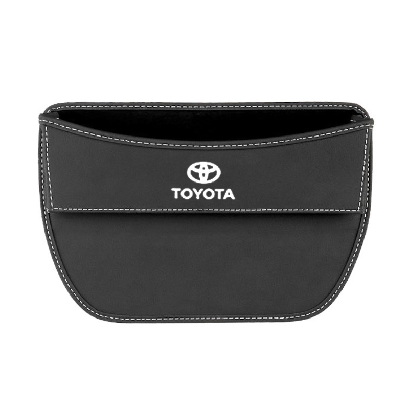 Car Seat Gap Filler Organizer Logo Printing Car Seat Gap Leak-Proof Sundry Mobile Phone Glove Box with Hole for Charging Car Storage Bag