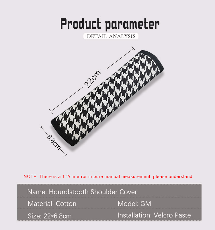 04 Car Seat Belt Shoulder Cushion Pad Cover