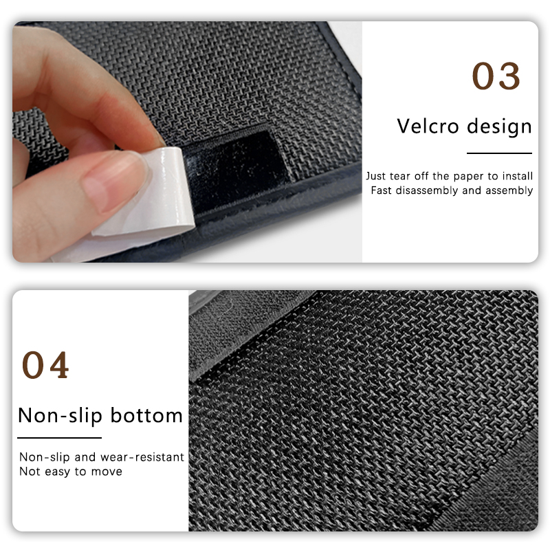  Car Side Pocket Organizer Pouch Cell Phone Sunglass Holder Interior Accessories Organizer for Car Seat Door Console Lychee Leather Car Storage Pocket Storage Bag Mobile Phone