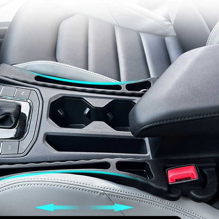 Car Seat Side Gap Filler Plug with Storage Slot Universal Anti-Drop Stuff Auto Console Side Seat Clearance Plug