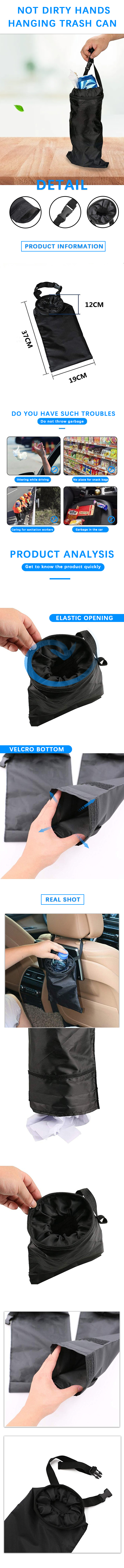 Customize Logo Car Hanging Garbage Bag Manufacturer