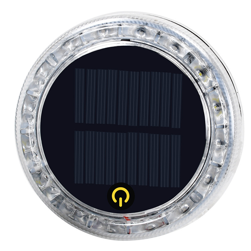 LED Lights New Third Generation Touch Auto Solar Flash Light Anti-rear-end Light LED Parking Safety Side Light