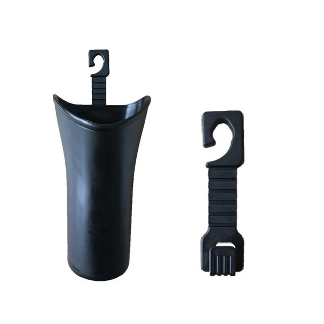 Car Umbrella Organizer Car Seat Back Hanging Umberella Holder Retractable Household Umbrella Storage Bucket Car Trash Can 