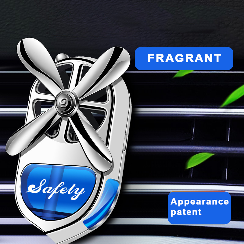 Long Lasting Fragrant Car Air Fresheners Car Diffuser Essential Oil with 4 Natural Essential Oils(Cologne,Ocean,Osmanthus,Lemon) For Car Air Outlet